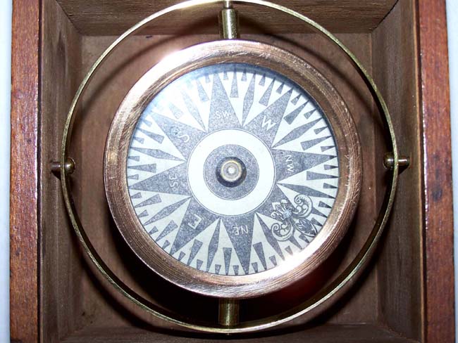 A 19th century 'Dry Card' dory compass circa 1875 — image 2